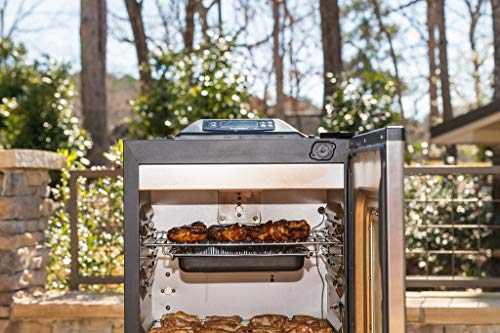 Masterbuilt MB20074719 Bluetooth Digital Electric Smoker, Stainless Steel I78152