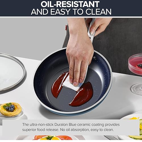Nuwave 7pc Cookware Set Ceramic Nonstick, PFAS Free, Oven Safe H480058