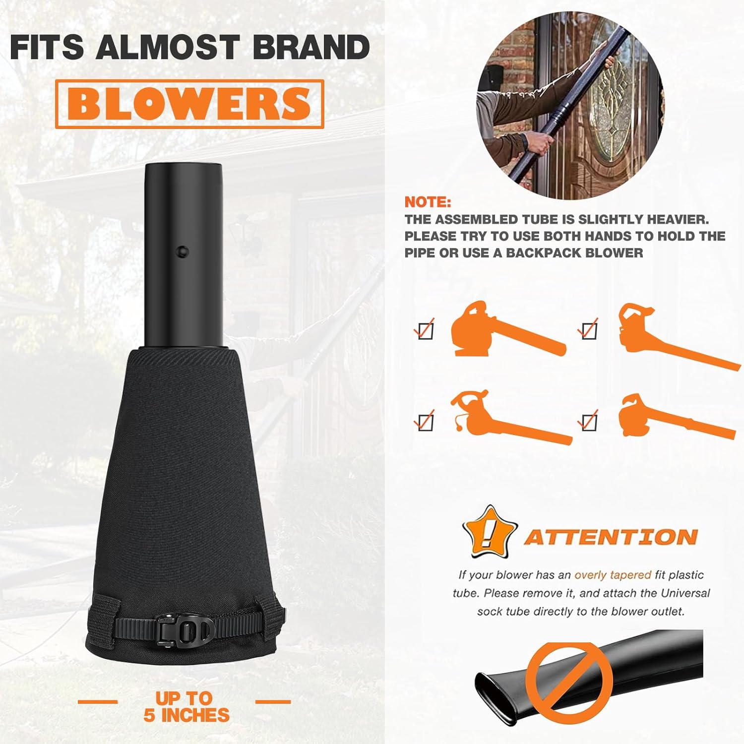 Sealegend Universal Gutter Cleaning Kit for Leaf Blowers with Vacuum Attachment X53111