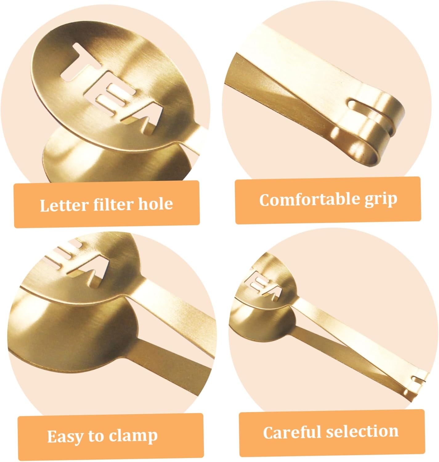Stainless Steel Tea Bag Squeezer Tongs L986804