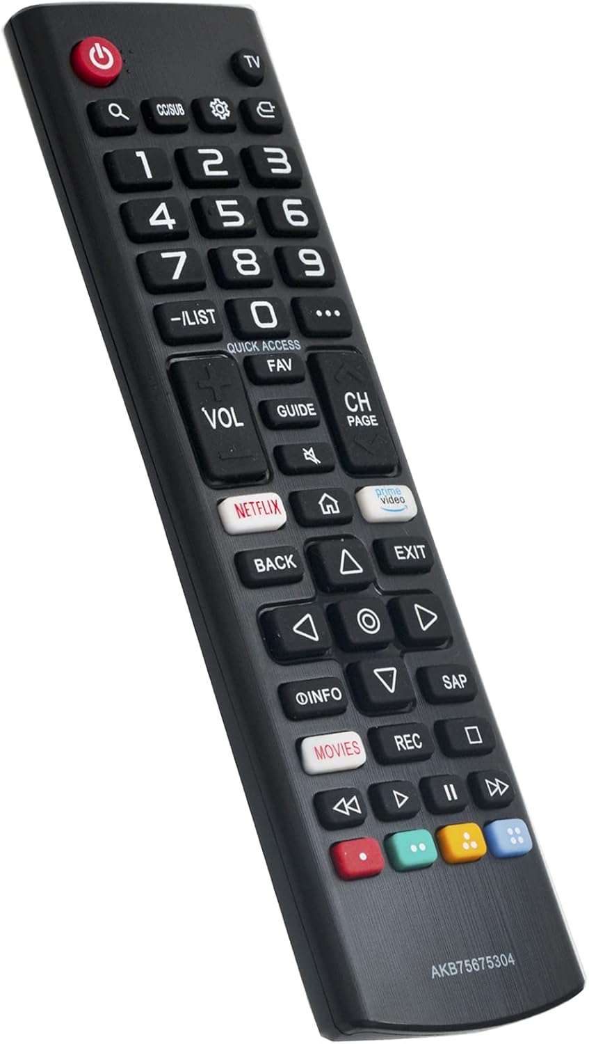 AKB75675304 Replacement Remote Control for LG ZX WX GX CX BX NANO99 NANO97 NANO91 NANO90 NANO85 NANO81 NANO80 UN85 UN73 UN74 UN71 UN81 Series TV U97291