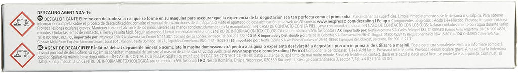 Nespresso Descaling Solution, 2 Packets T15603