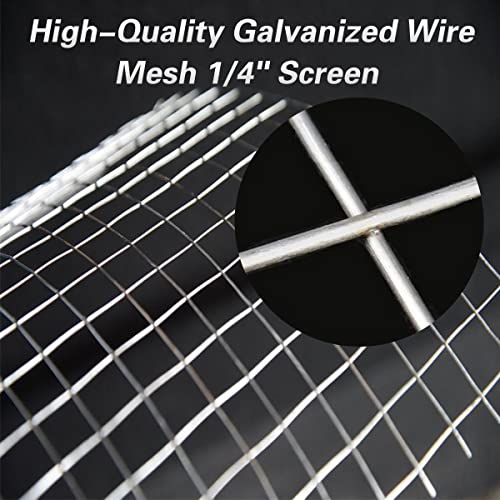 53Gauge Hardware Cloth 1/2 inch Galvanized Welded Wire Mesh Roll G335675
