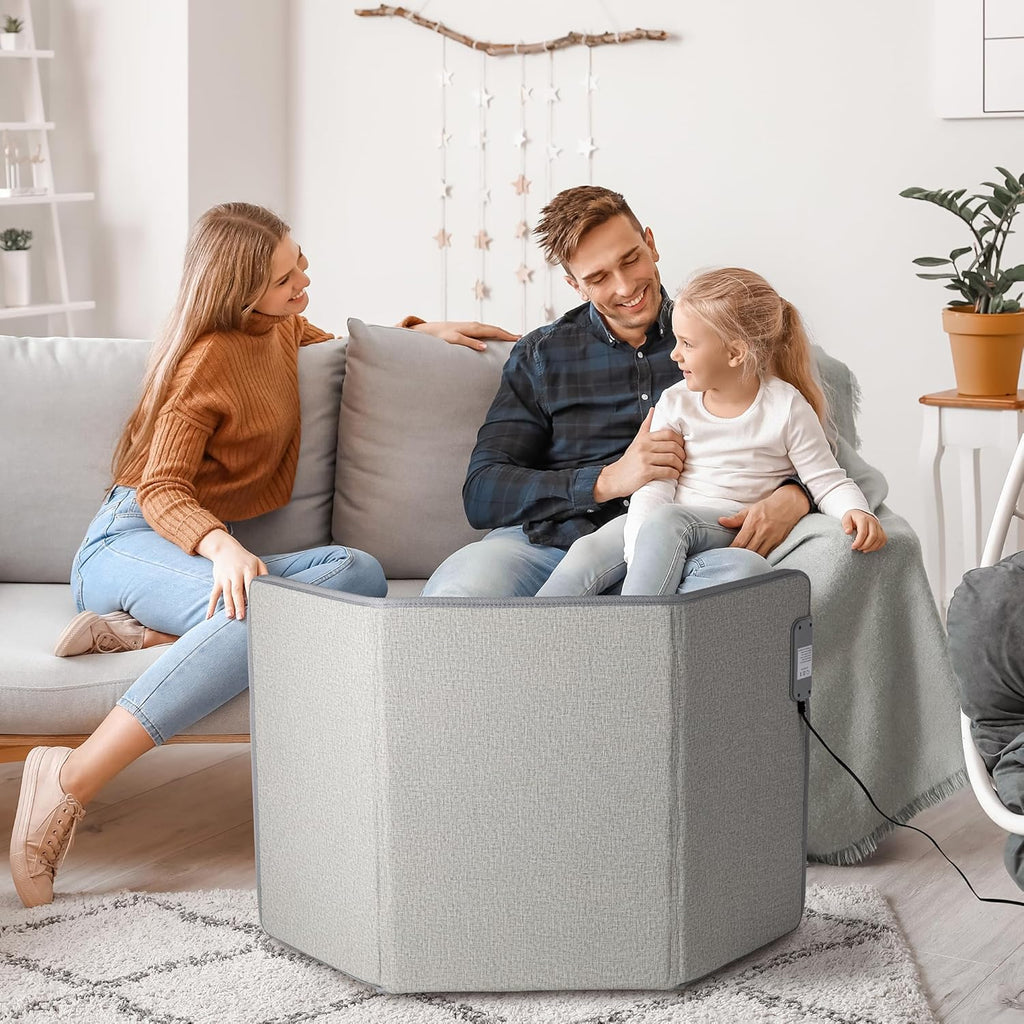 3 in 1 Space Heater with Heated Floor Mat & Side Table R17252