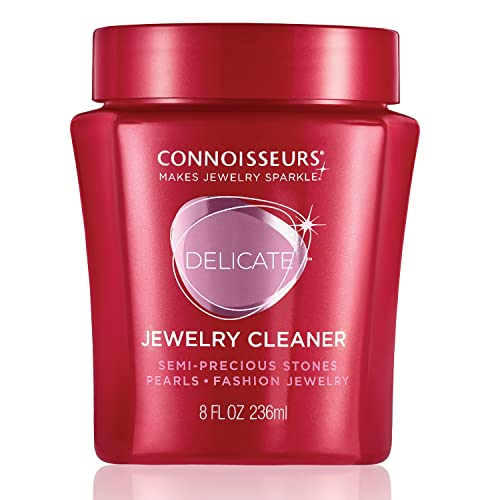 CONNOISSEURS Premium Edition Jewelry Cleaner, Value Size 9.6oz - Pick from Fine, Silver or Delicate Jewelry Cleaner