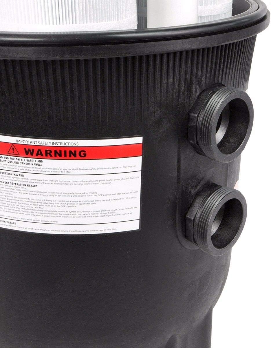 XtremepowerUS 425 sq ft Inground Pool Cartridge Filter System A145238