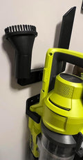Wall Mount for Use with Ryobi ONE+ 18V Stick Vac -PCL & PB Compatible - NO Battery Design - Black