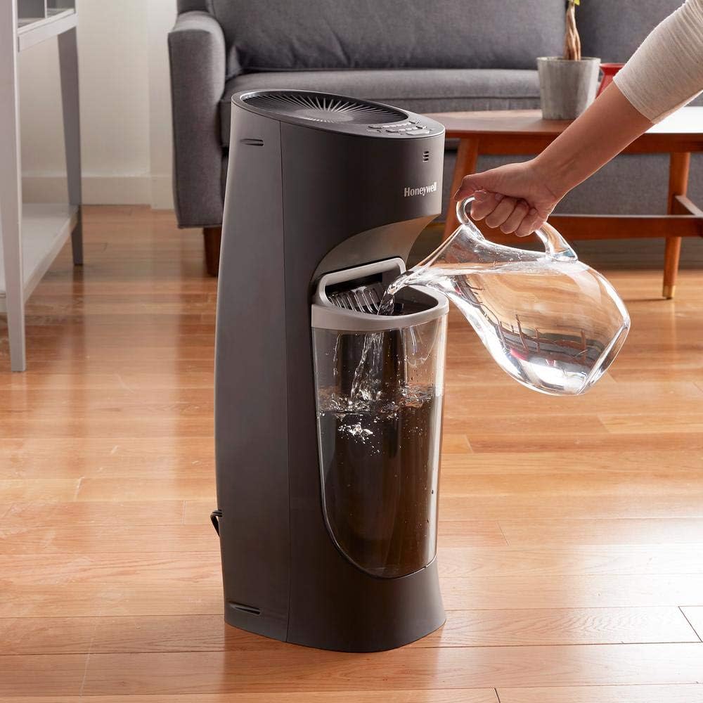 Honeywell HEV615B Top Fill Cool Moisture Tower Humidifier, Black P615648