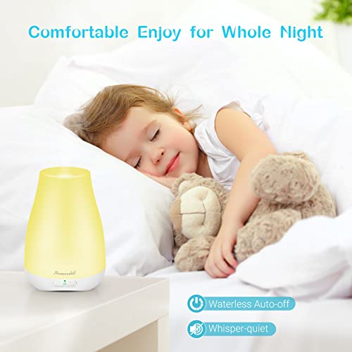 Homeweeks Essential Oil Diffuser with Adjustable Mist Mode X67483