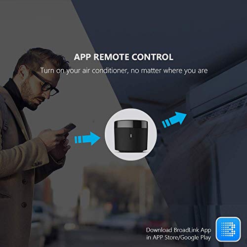 BroadLink Smart IR Remote Control Hub WiFi IR Blaster for TV and Smart Home F6161