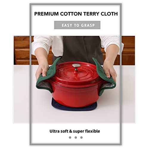 Joyhalo 6 Pack Heat Resistant Terry Cloth Pot Holders for Kitchen X13515