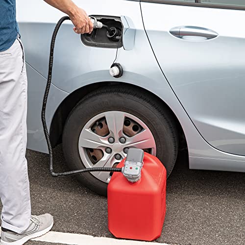Deway Automatic Fuel Transfer Pump AA Battery Powered, Portable for Gasoline & Diesel N60142
