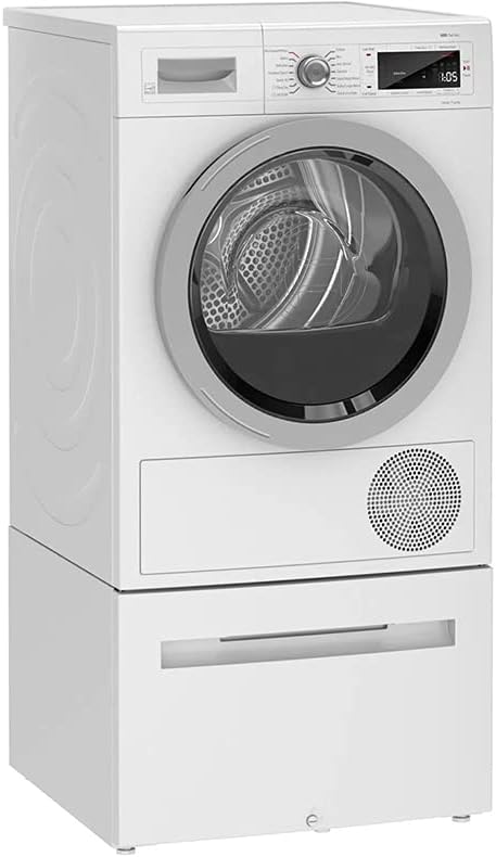 WTW87NH1UC 24" 500 Series Smart Compact Heat Pump Dryer in White M9893