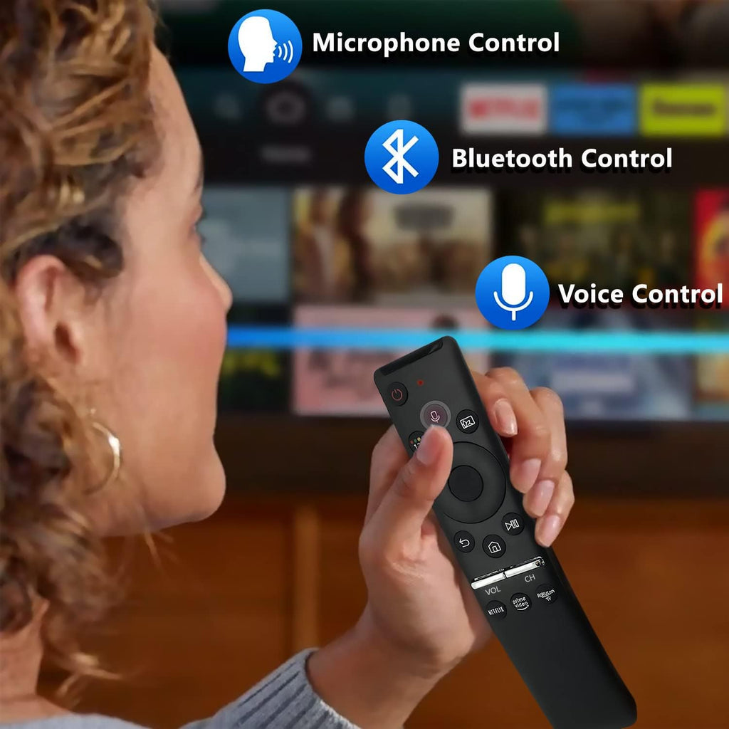 Kaedent Remote Control for Samsung Smart TV with Voice and Netflix Buttons F764353