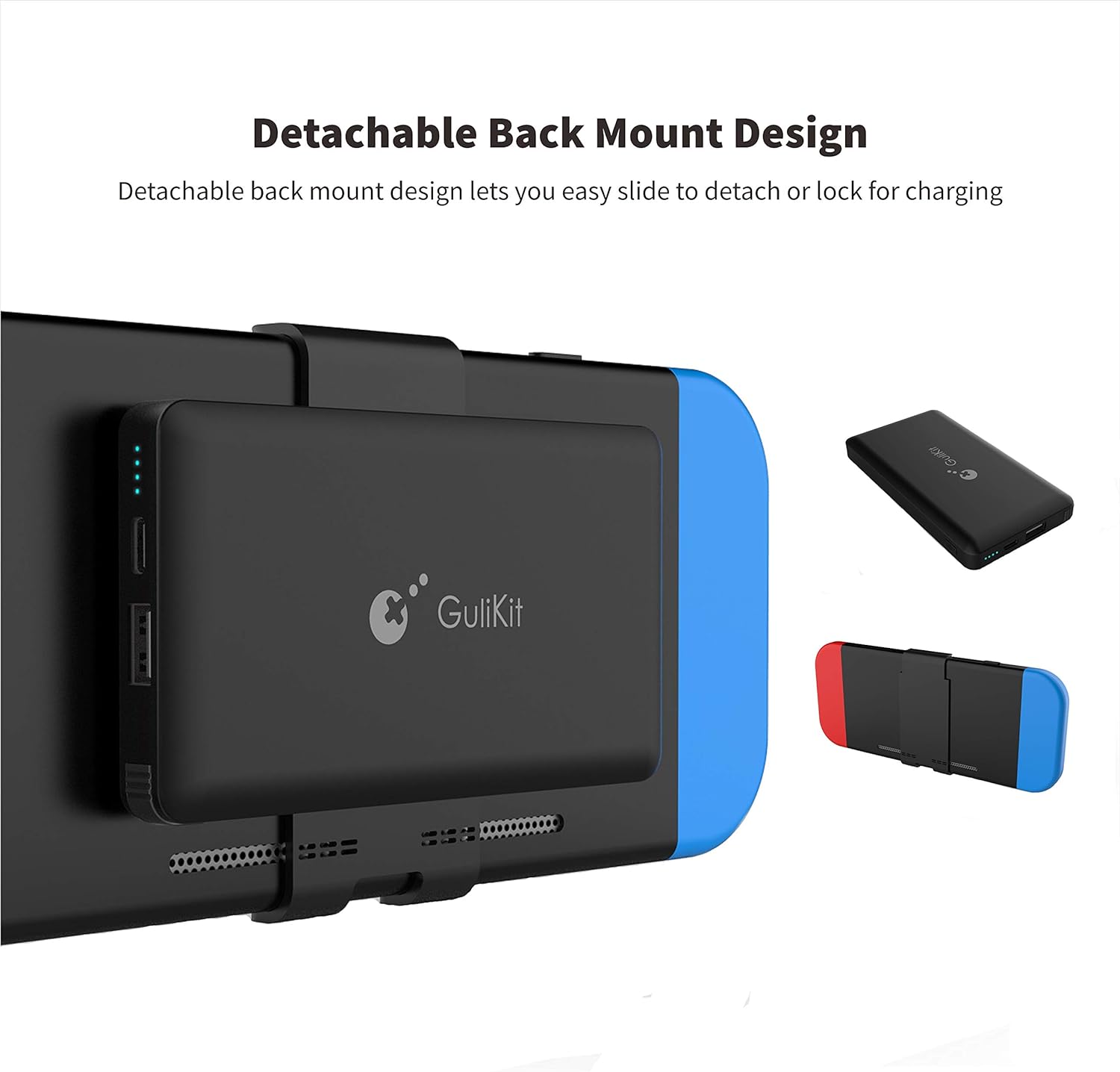 Portable Power Bank 10000mAh for Nintendo Switch and Smartphone Q580