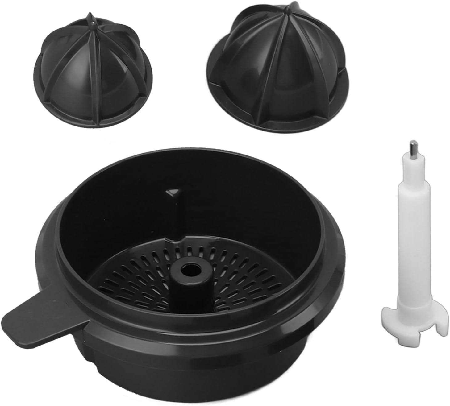 Juicer Orange Press Strainer Kit, Portable Juice Squeezer Machine Parts for Thermomix Juicing Strainer Basket with Press Cone