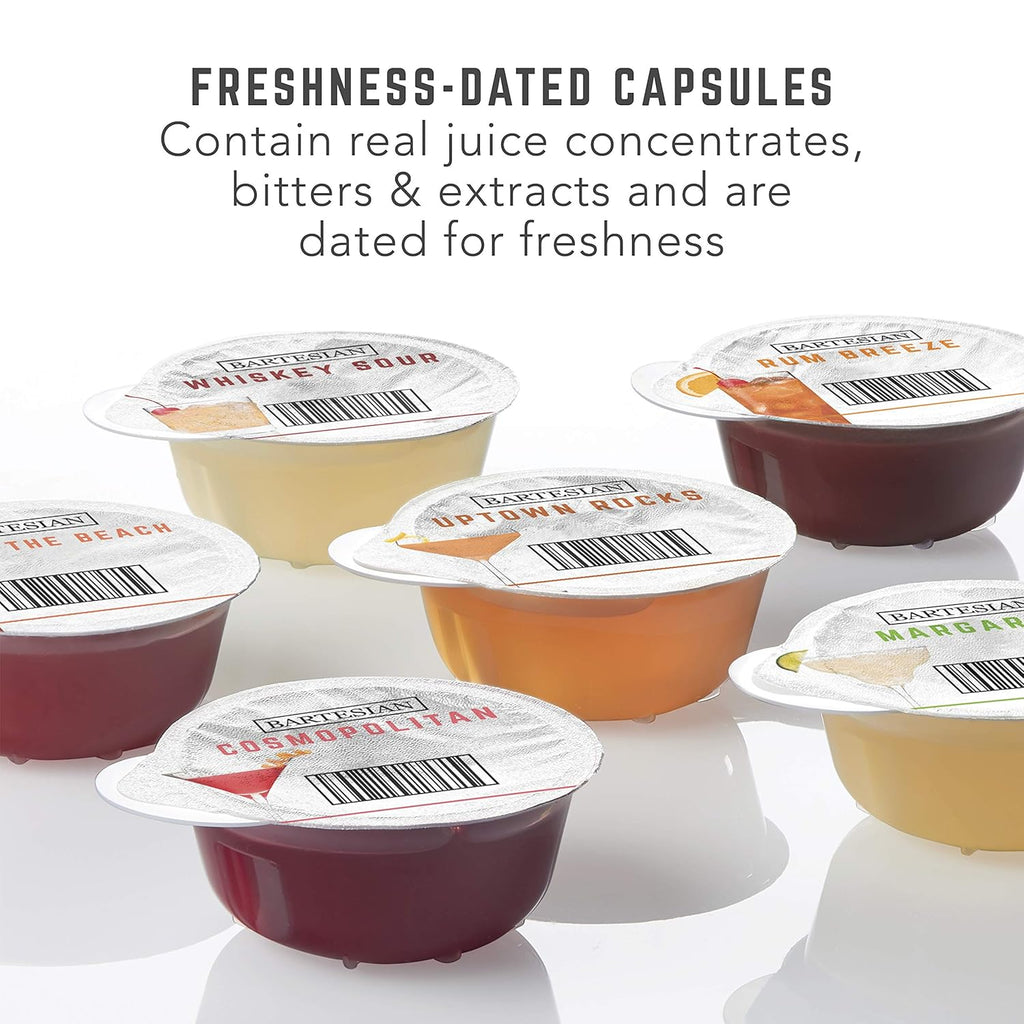 Bartesian Margarita Cocktail Mixer Capsules, Pack of 6, for Premium Cocktail Maker R245349