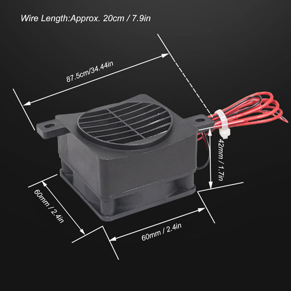 PTC Car Air Heater 80W 24V Portable Heating Fan A7776