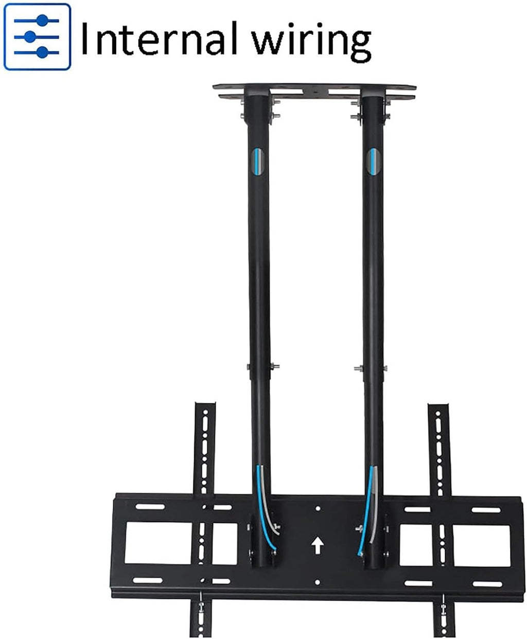 Electric TV Lift Mount for 60-100 Inch TVs, Adjustable Height Ceiling Bracket F57345