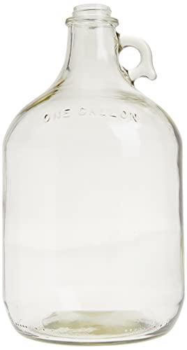 FastRack Stopper/Airlock 1 Gallon Glass Fermenter Jug, Clear Y840227