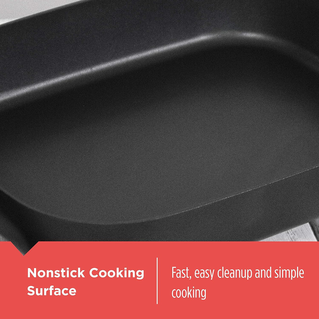 BLACK+DECKER Electric Skillet, Nonstick, 12"x15" U1585