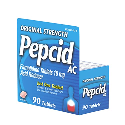 Pepcid AC Original Strength Antacid Tablets V554