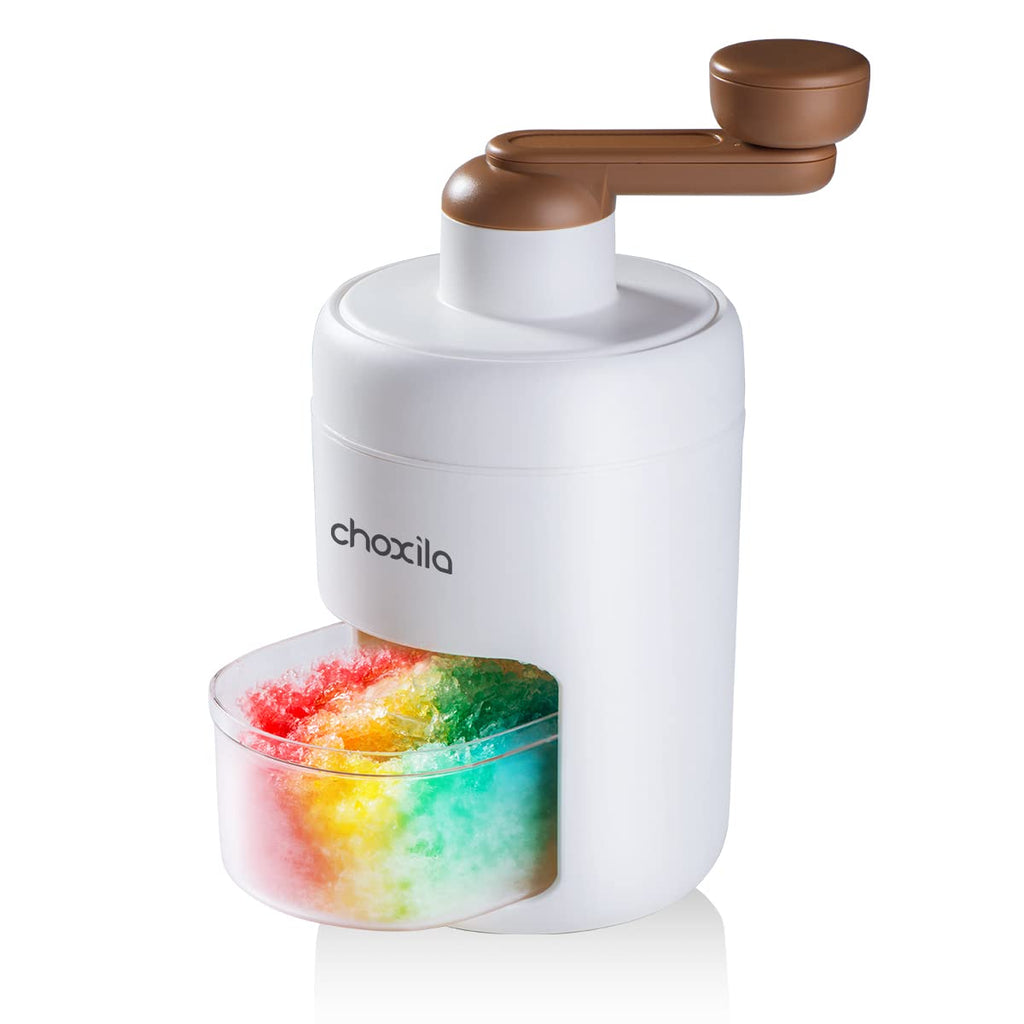 Shaved Ice Machine Snow Cone Machine - Portable Crusher with Free Cube Trays - BPA Free