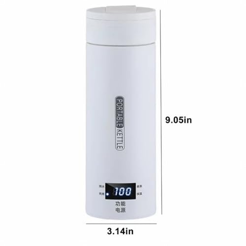 RUIVE Travel Electric Kettle 500ml Portable Hot Water Boiler with Cup Bag K47285