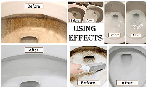 Pumice Stone for Toilet Cleaning with Handle, Heavy Duty for Tough Stains I4080