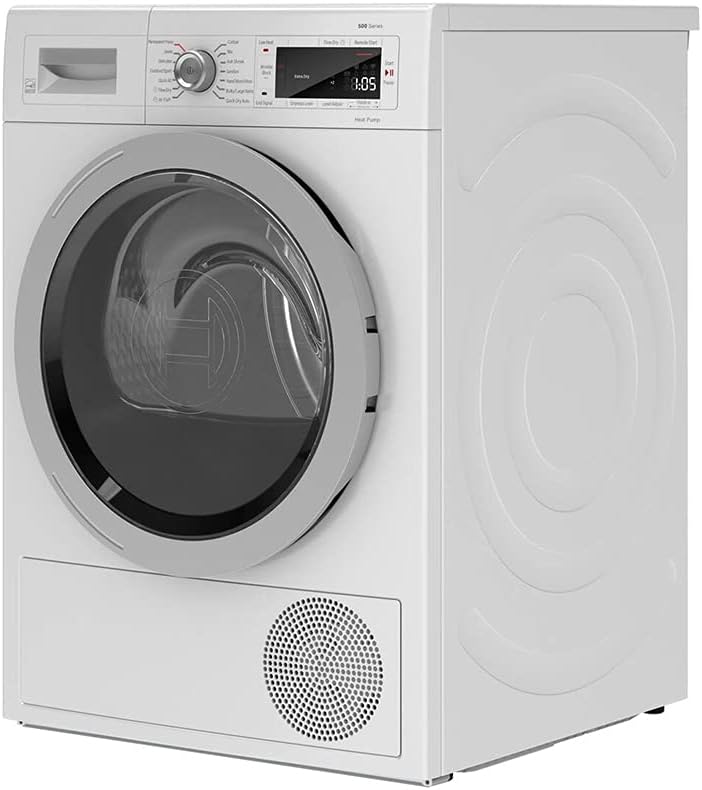 WTW87NH1UC 24" 500 Series Smart Compact Heat Pump Dryer in White M9893