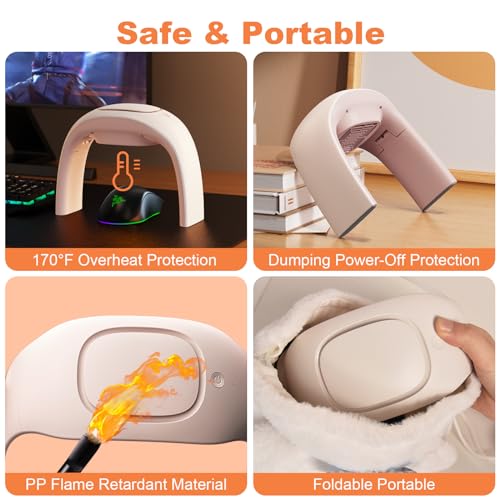 Portable Ceramic Space Heater for Indoor Use with Thermostat L78203