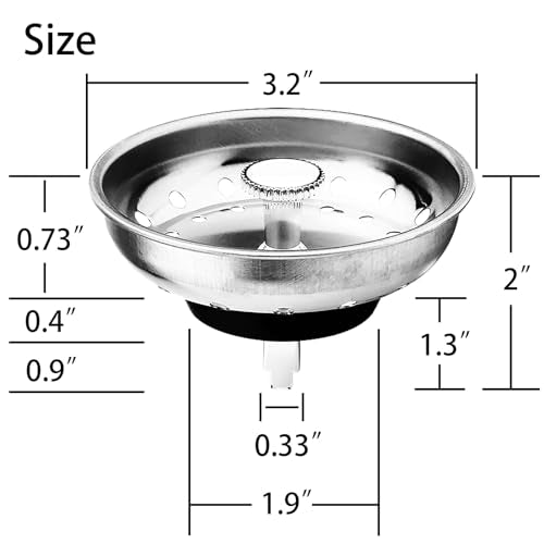 Kitchen Sink Strainer and Stopper X28008