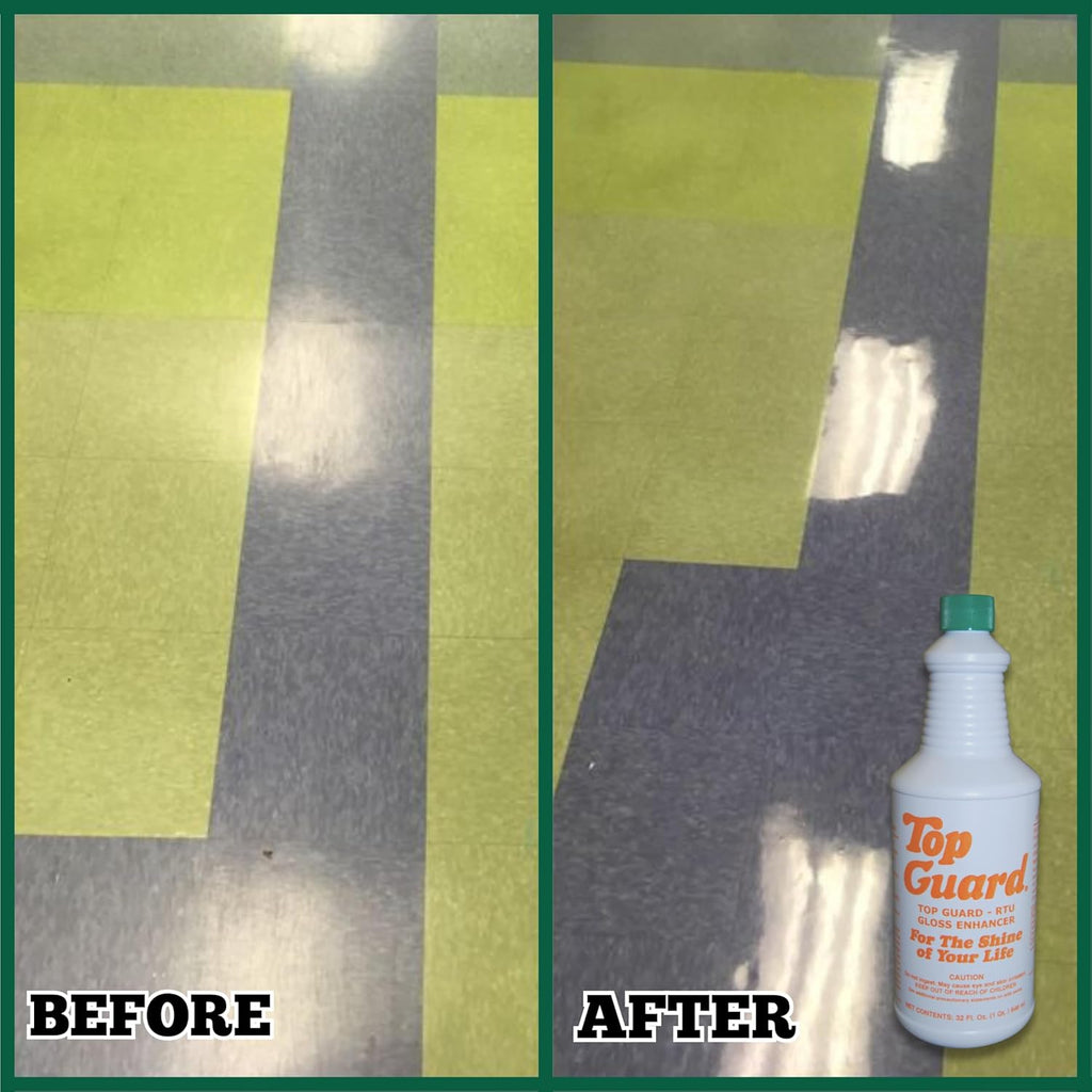 TOP GUARD Quick Shine Floor Finish for All Floors (12x1 Quart) P415