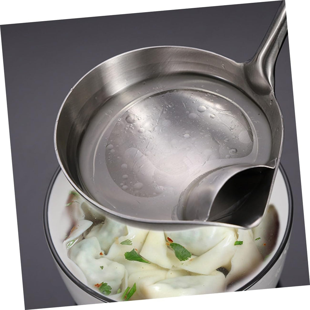 Stainless Steel Oil Separator Spoon with Fine Mesh T627992