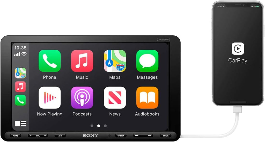 Sony XAV-AX8100 9-inch Floating Multimedia Receiver with Apple Carplay and Android Auto P582