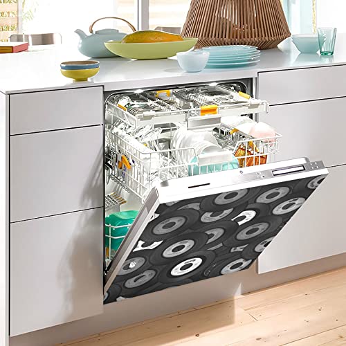 Magnetic Dishwasher Fridge Door Cover Sticker 23"x26" W91723