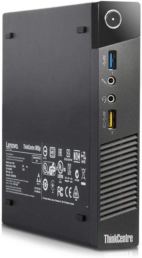 Lenovo ThinkCentre M93P Tiny Desktop Computer, Intel Core i5, 8GB RAM, 128GB SSD, Windows 10 Pro (Renewed) E3859