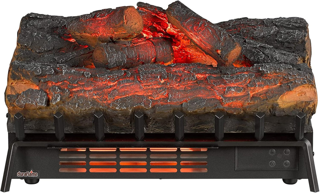 duraflame® Infrared Quartz Electric Log Set Heater with Remote, Rustic Pine F303386