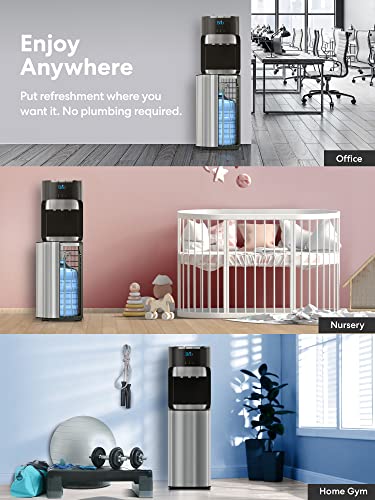 Brio CLBL420V2 Bottom Loading Water Cooler Dispenser, 3 Temperature Settings X565666