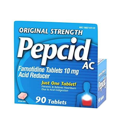 Pepcid AC Original Strength Antacid Tablets V554
