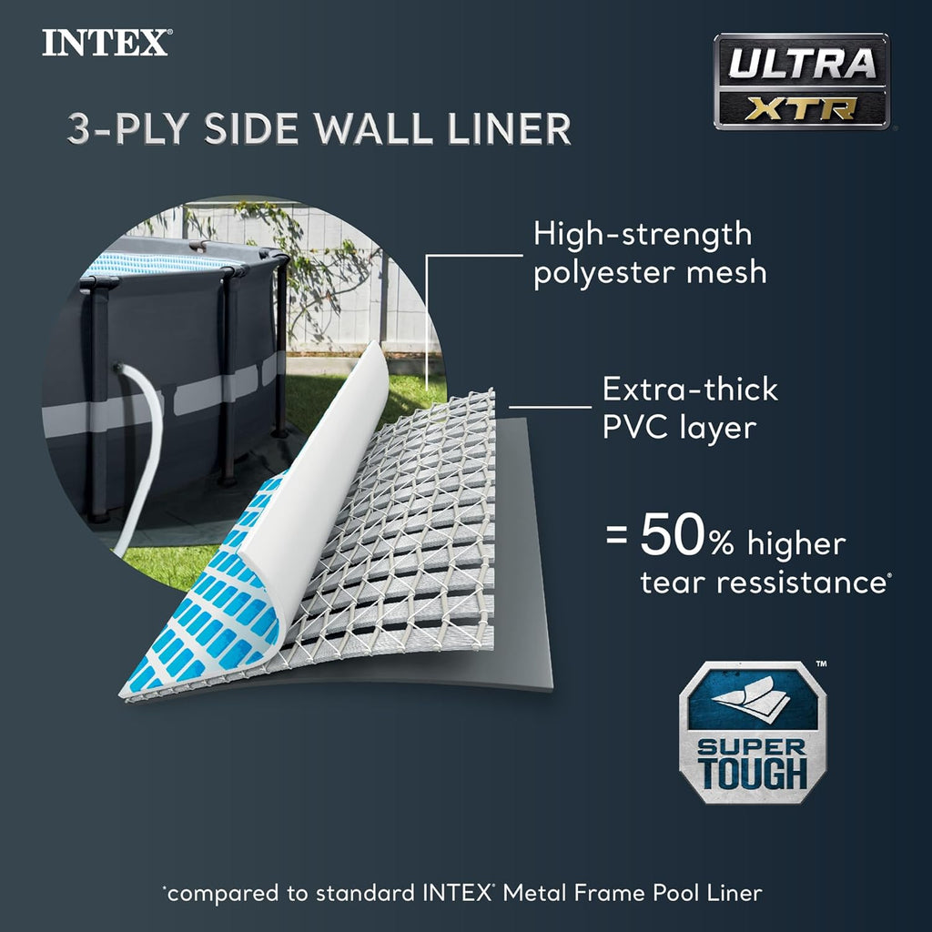 INTEX Ultra XTR Deluxe Above Ground Swimming Pool Set 24ft x 52in N661