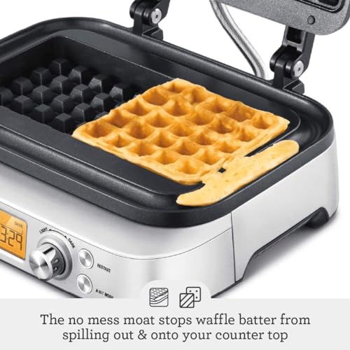 Breville Smart Waffle Pro 2 Slice Stainless Steel Waffle Maker Z317378
