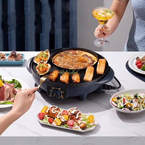 Hotpot Multi-function Shabu-bake Integrated Pot Non-stick Electric Skillet R625289