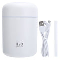 H2o Humidifier Colorful Cool Mini Humidifier, USB Personal Desktop Humidifier for Car, Office Room, Bedroom,etc. Auto Shut-Off, 2 Mist Modes, Super Quiet.
