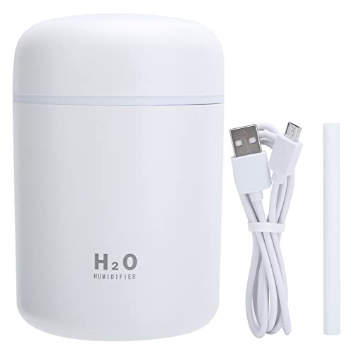 H2o Humidifier Colorful Cool Mini Humidifier, USB Personal Desktop Humidifier for Car, Office Room, Bedroom,etc. Auto Shut-Off, 2 Mist Modes, Super Quiet.