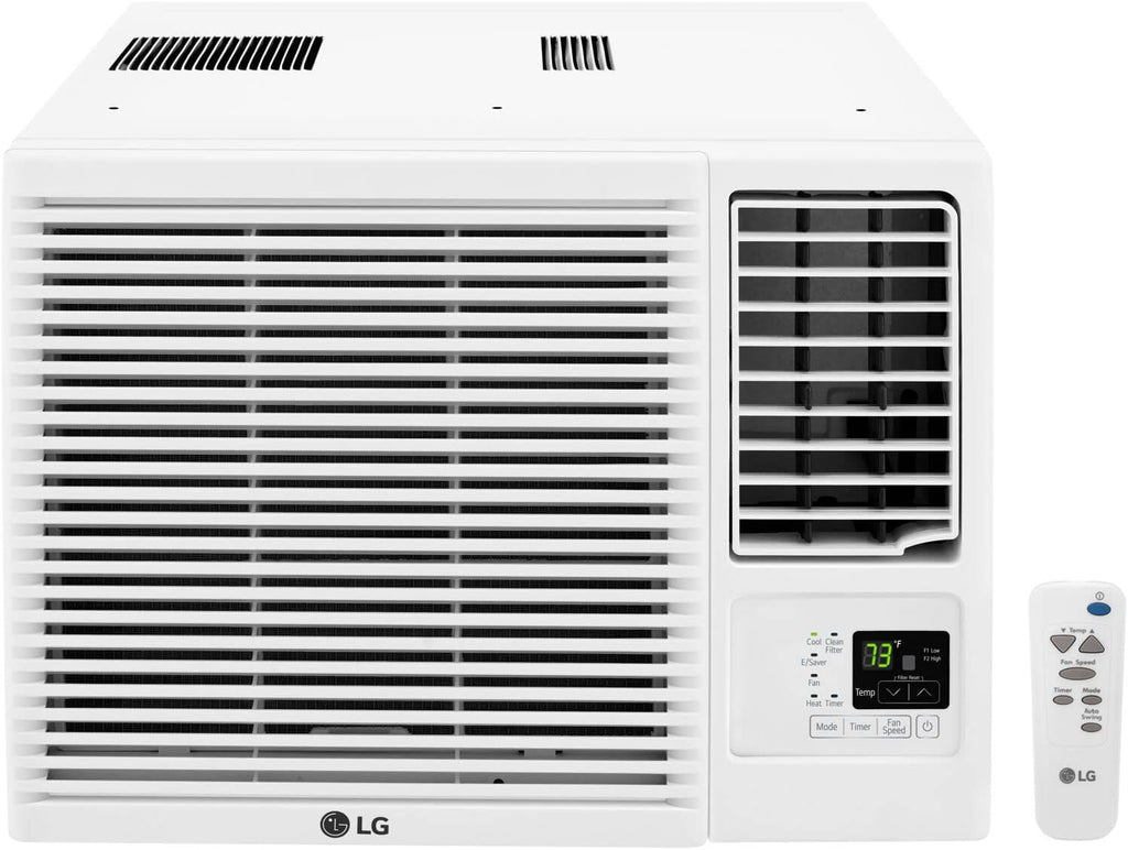 LG 23,000 BTU 230V Window-Mounted Air Conditioner with 9,200/11,200 BTU Supplemental Heat Function