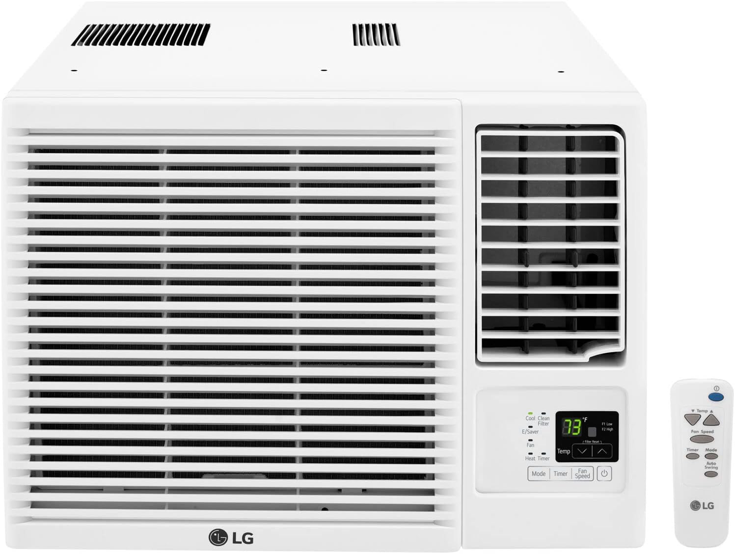 LG 23,000 BTU 230V Window-Mounted Air Conditioner with 9,200/11,200 BTU Supplemental Heat Function