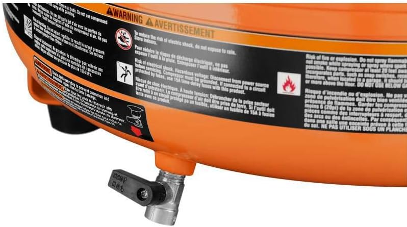 RIDGID 6 Gal. Portable Electric Pancake Air Compressor T656722