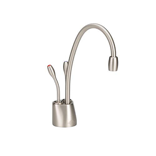InSinkErator Contemporary Hot and Cold Water Dispenser Faucet, Satin Nickel N16228