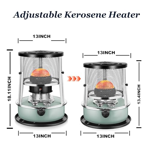 2 in 1 Portable Kerosene Heater & Stove for Camping and Outdoor Use I699757